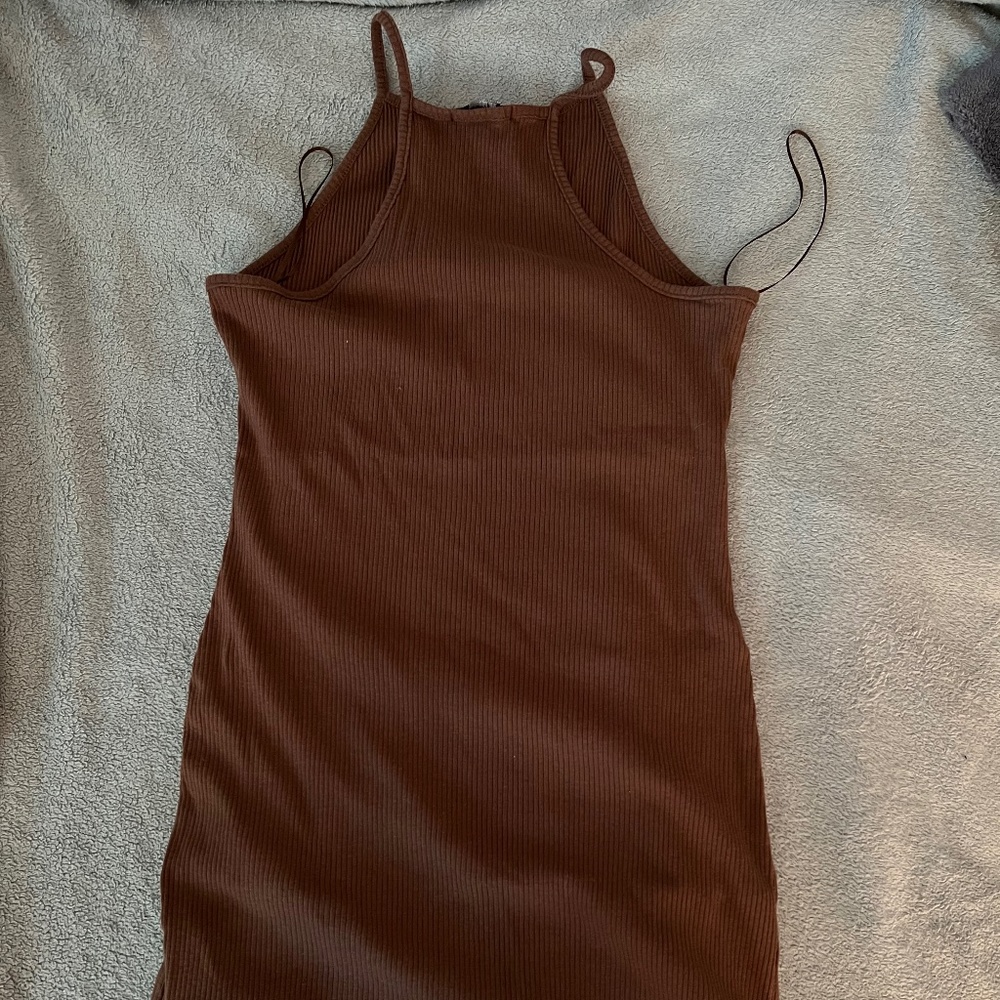Brown sun dress